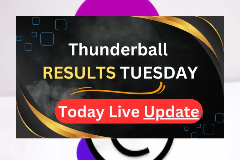 Thunderball RESULTS TUESDAY