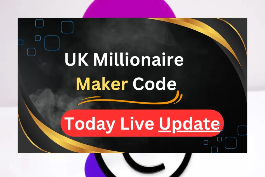 UK Millionaire Maker Code Tonight