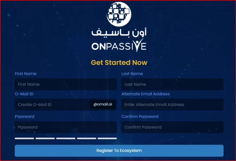 OnPassive Ecosystem Register Here For Free