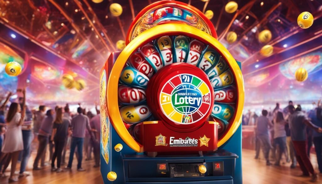 emirates draw live today