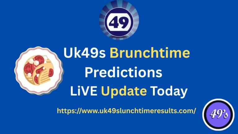 Uk49s Brunchtime Predictions
